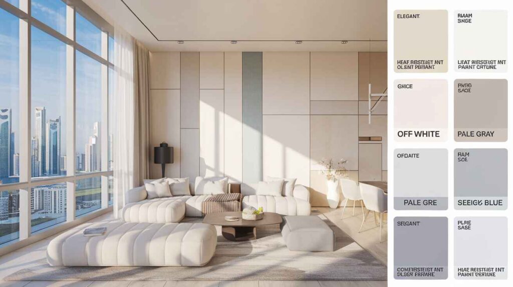 Best Apartment Paint Colours for Dubai’s Climate