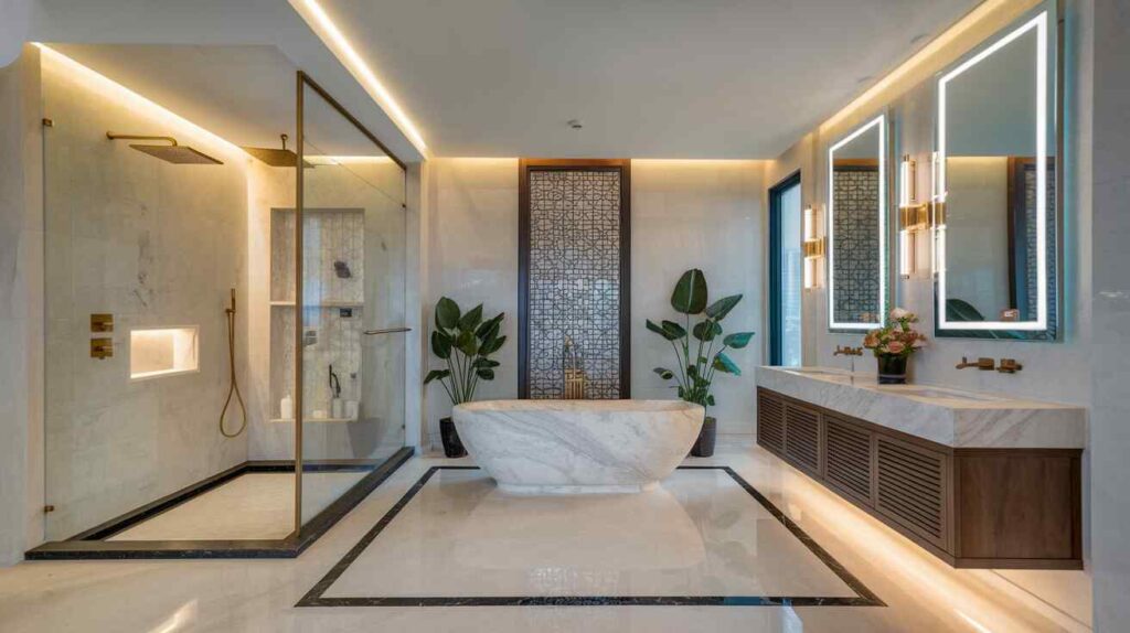 Latest Trends in Luxury Bathroom Design in Dubai