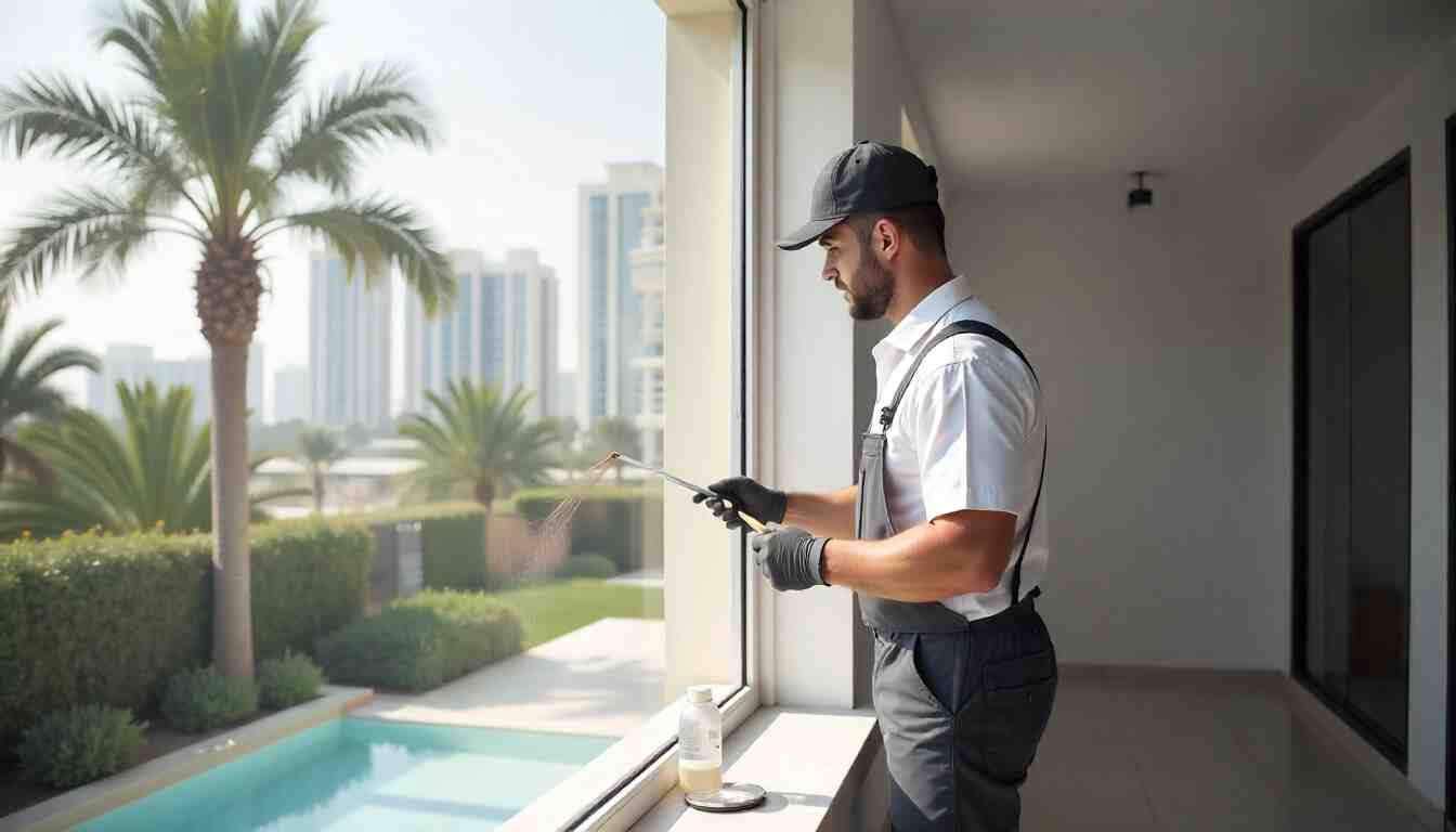 Window Frame Painting Services Dubai